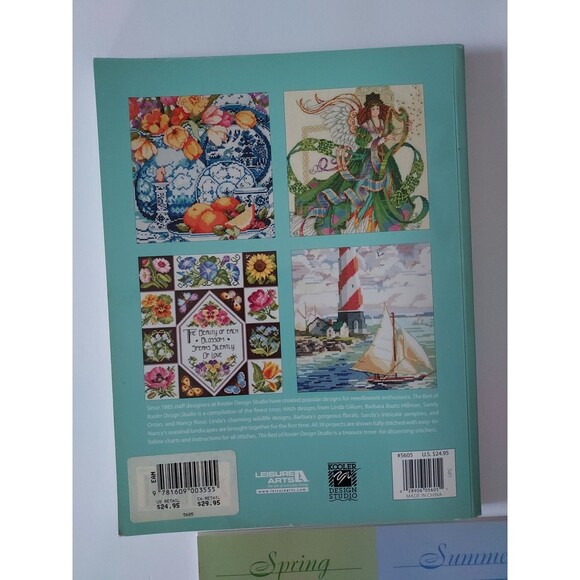 Leisure Arts Kooler Design Cross Stitch Books & Something For Every Season - Picture 3 of 3